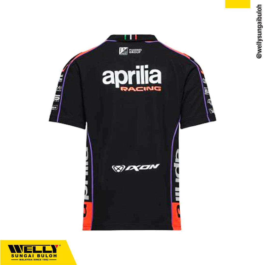 Aprilia Racing Replica 2023 Teamwear Replica Nero-Polo Shirts