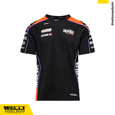 Aprilia Racing Replica 2023 Teamwear Replica Nero- T-Shirt