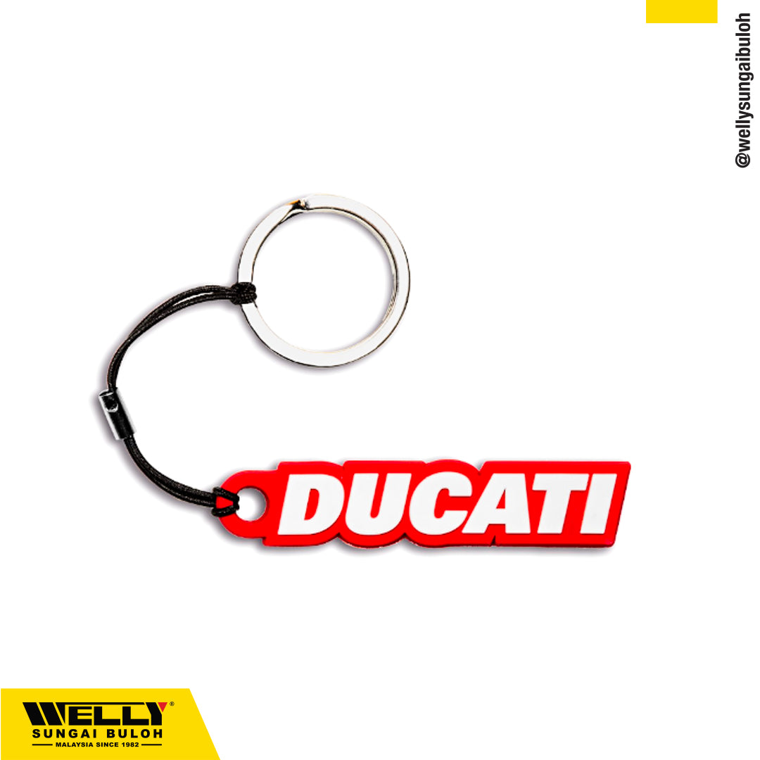 Ducati Logo Rubber Keyring