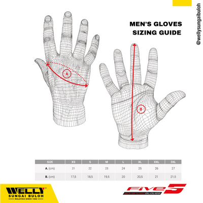 Five RFX3 Racing Gloves