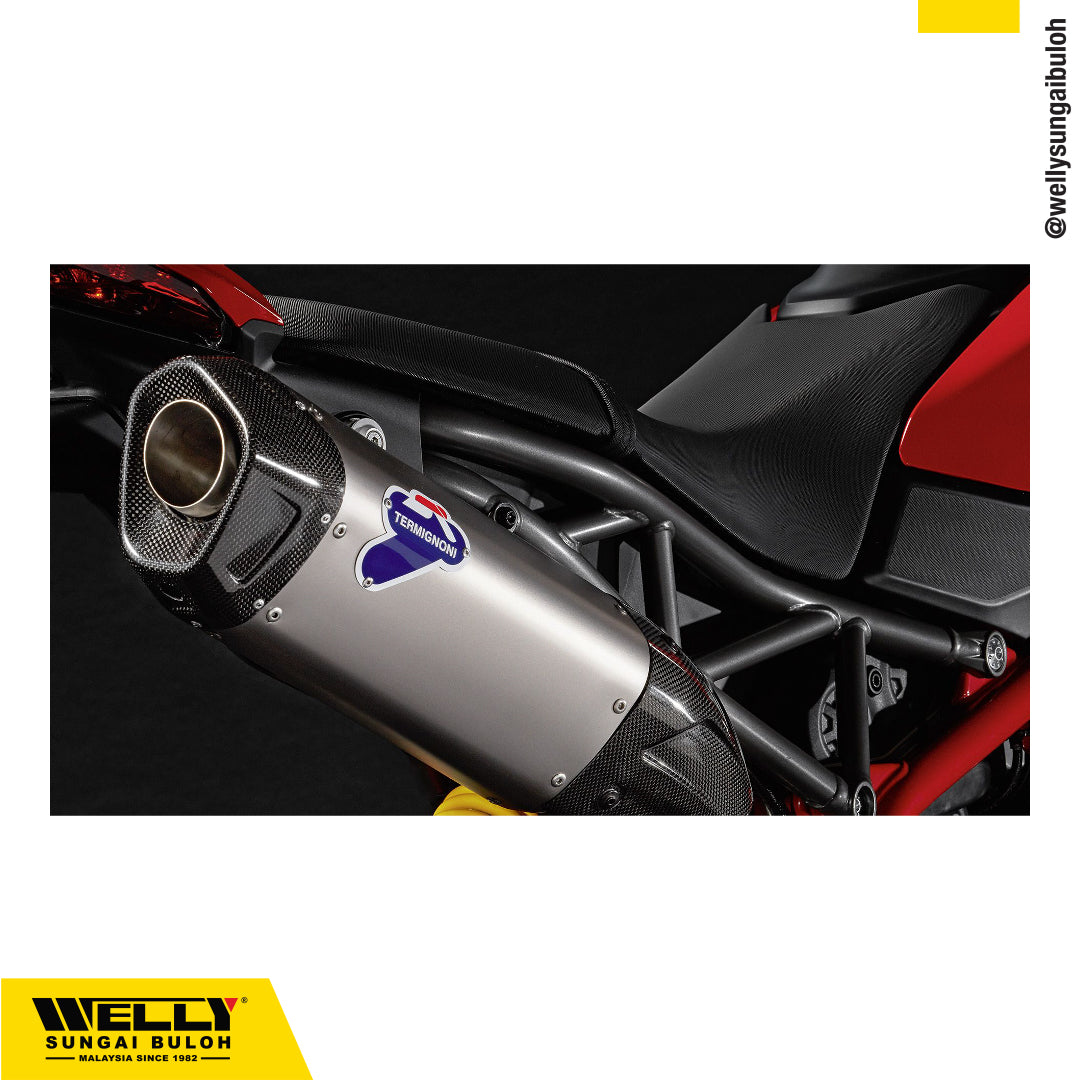 Termignoni Complete Carbon Exhaust Assembly Ducati Hypermortad 950