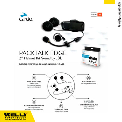 Cardo PackTalk Edge 2nd Helmet Kit JBL