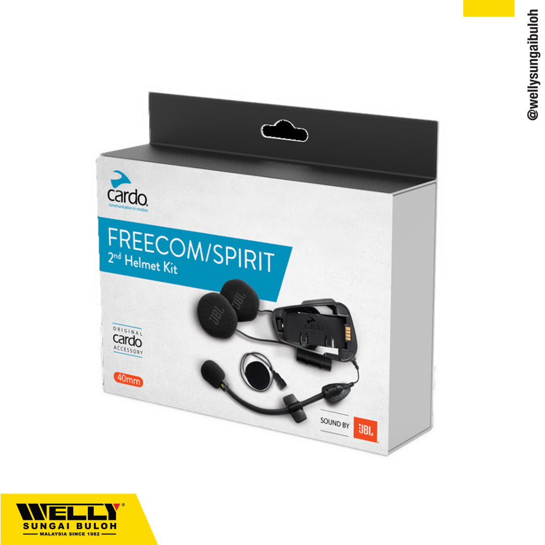 Cardo Freecom X / Spirit 2nd Helmet Kit JBL 40mm