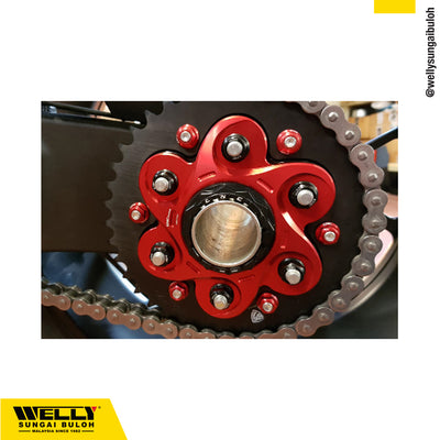 CNC Rear Sprocket Flange Ducati-Bicolor