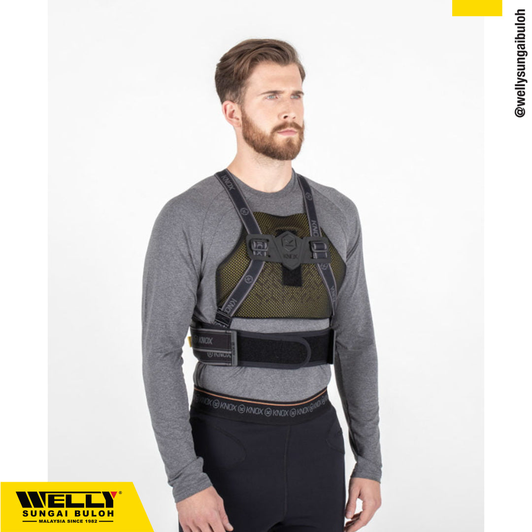 Knox Men's Micro-Lock Chest for Back Protector
