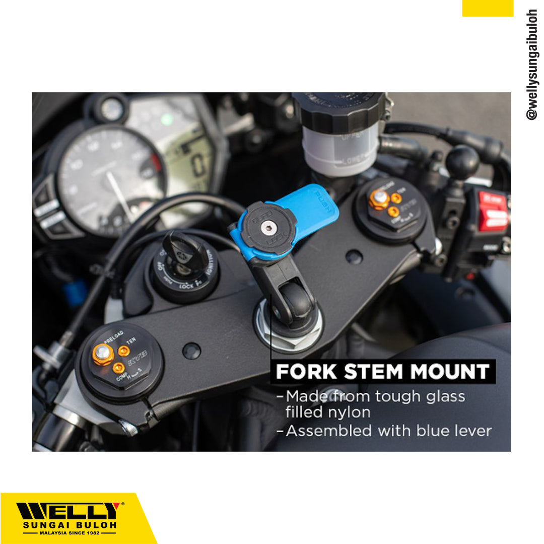 Quad Lock Motorcycle Fork Stem Mount/Pro