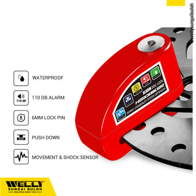 Security Veison DX19 120B Alarm Disc Lock Original