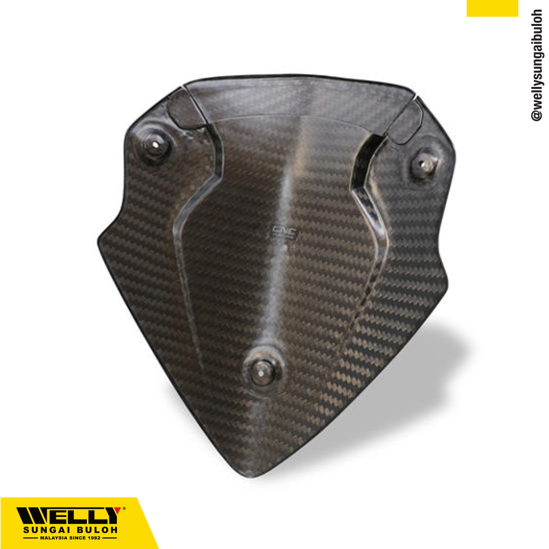 CNC Windshield Ducati Multistrada 950/1200/12600- Matt Carbon