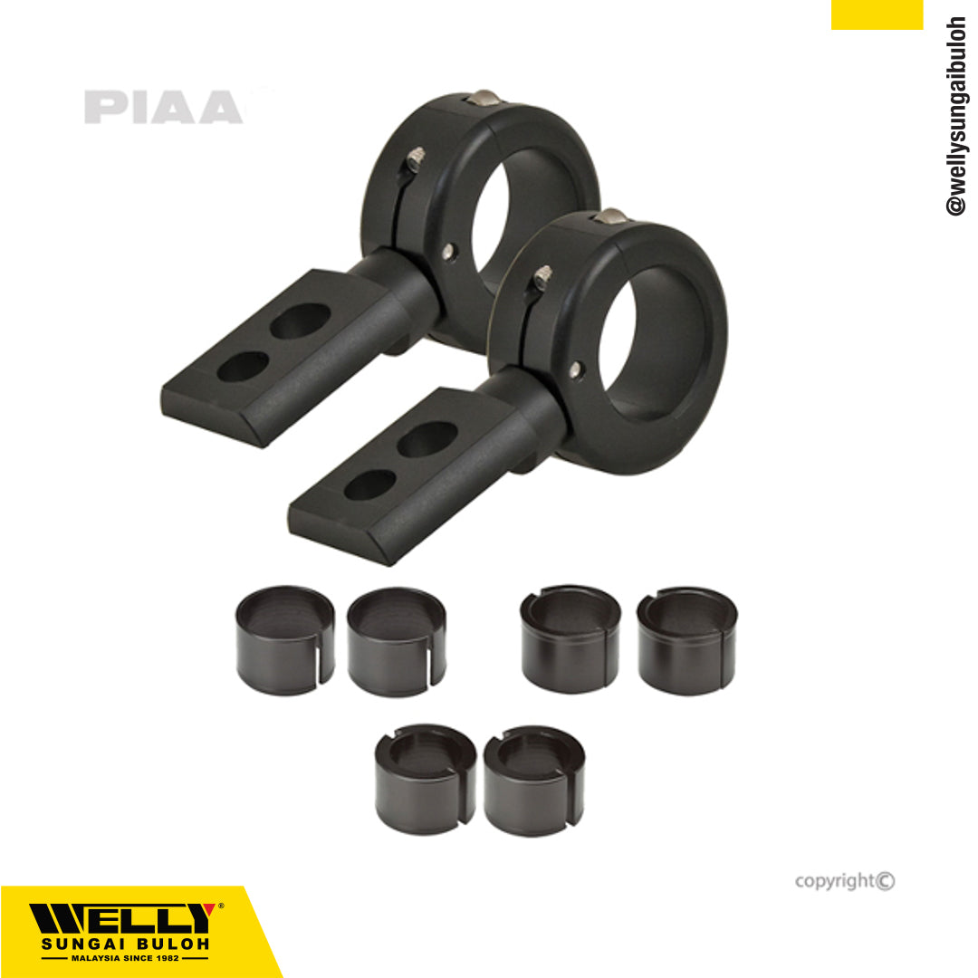 PIAA 360 Black Universal Mounting Bracket Kit